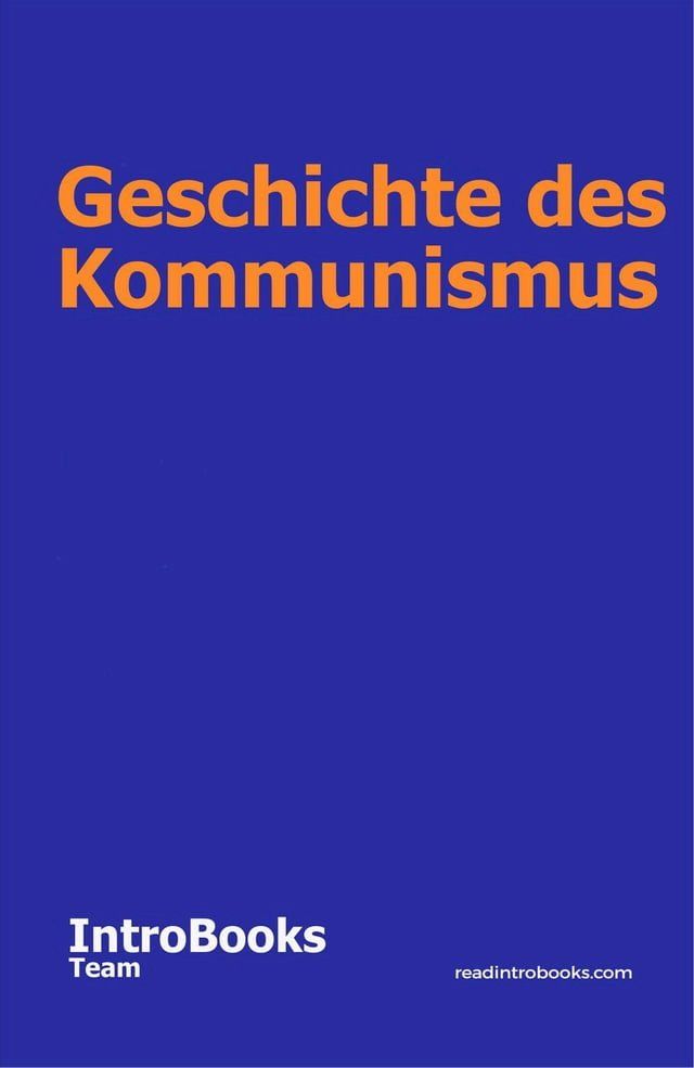  Geschichte des Kommunismus(Kobo/電子書)