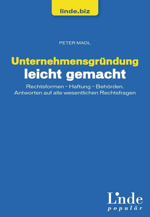 Unternehmensgr&uuml;ndung leicht gemacht(Kobo/電子書)