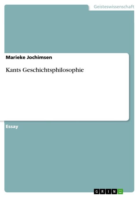 Kants Geschichtsphilosophie(Kobo/電子書)