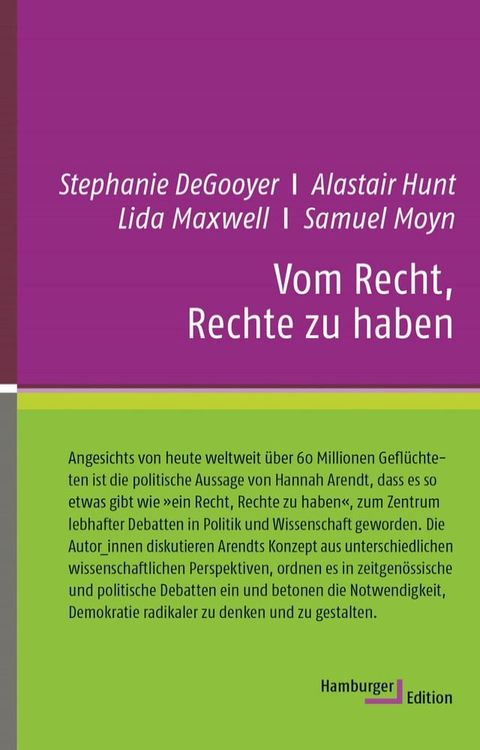 Vom Recht, Rechte zu haben(Kobo/電子書)