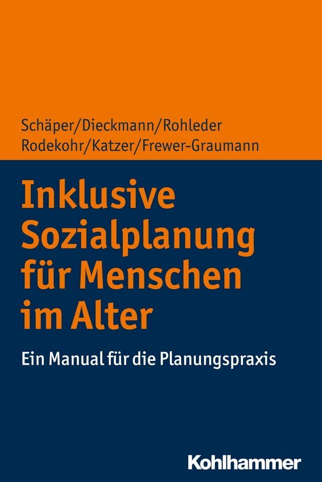  Inklusive Sozialplanung f&uuml;r Menschen im Alter(Kobo/電子書)