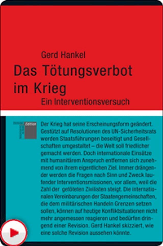  Das Tötungsverbot im Krieg(Kobo/電子書)