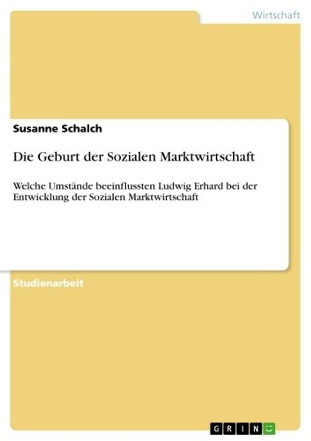  Die Geburt der Sozialen Marktwirtschaft(Kobo/電子書)