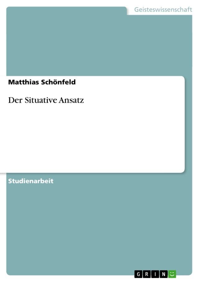  Der Situative Ansatz(Kobo/電子書)