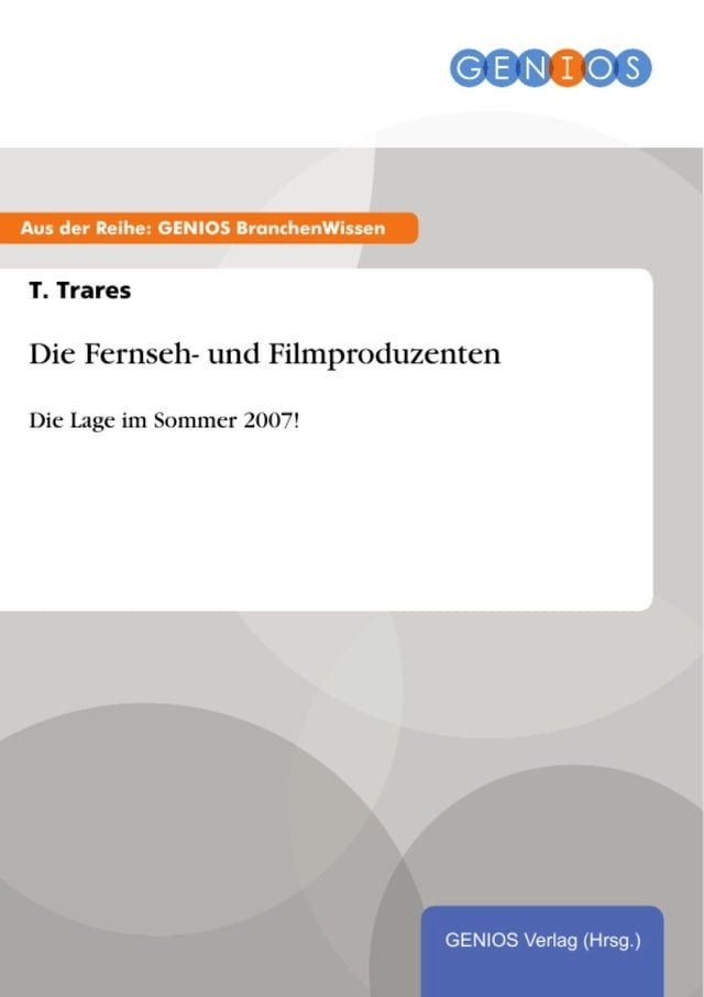  Die Fernseh- und Filmproduzenten(Kobo/電子書)