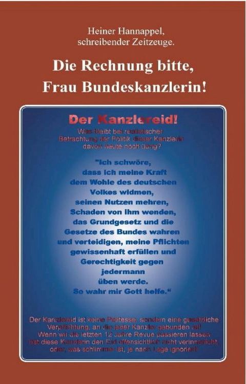 Die Rechnung bitte, Frau Bundeskanzlerin!(Kobo/電子書)