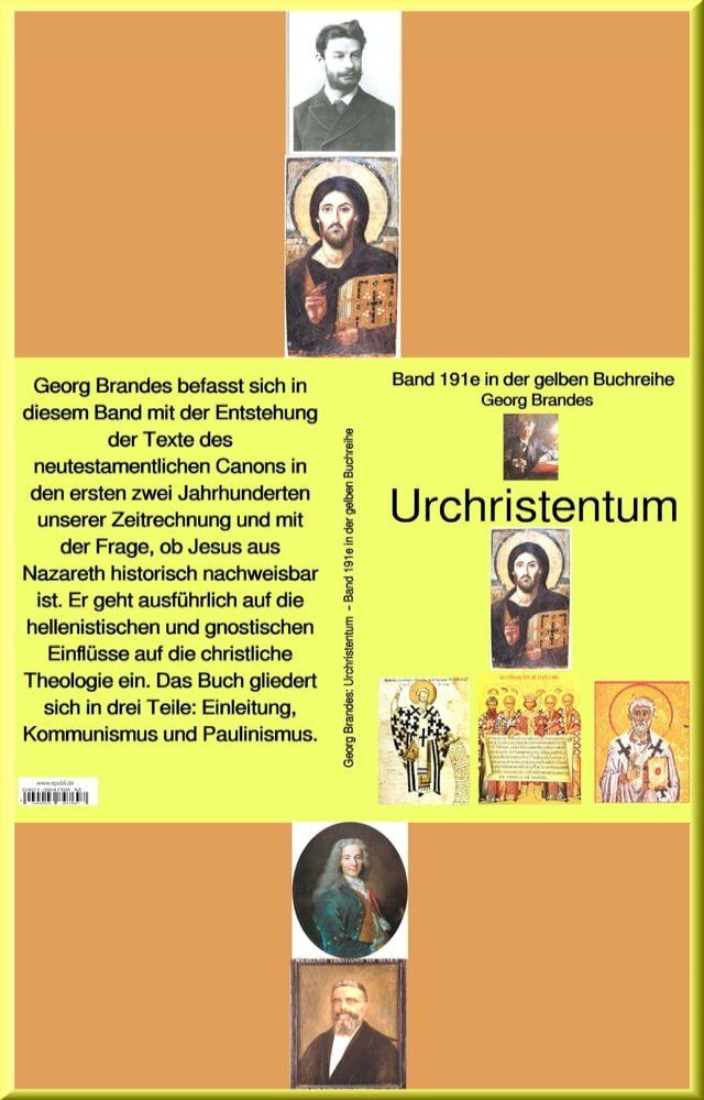  Georg Brandes: Urchristentum – Band 191-2 in der gelben Buchreihe – bei Jürgen Ruszkowski(Kobo/電子書)