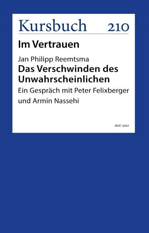 Das Verschwinden des Unwahrscheinlichen(Kobo/電子書)