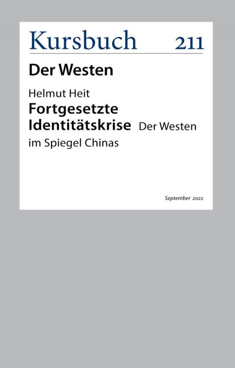 Fortgesetzte Identit&auml;tskrise(Kobo/電子書)