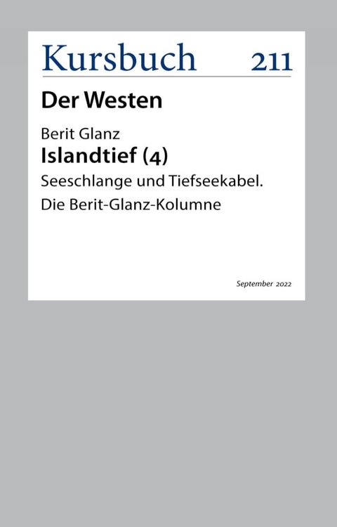 Seeschlange und Tiefseekabel(Kobo/電子書)