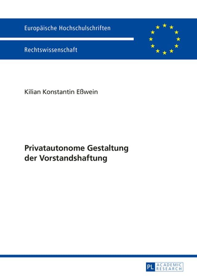  Privatautonome Gestaltung der Vorstandshaftung(Kobo/電子書)