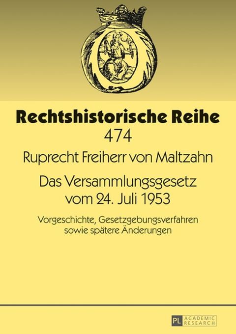 Das Versammlungsgesetz vom 24. Juli 1953(Kobo/電子書)