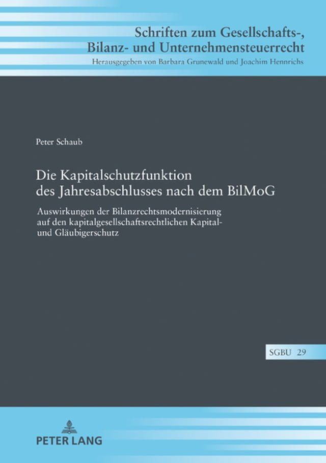  Die Kapitalschutzfunktion des Jahresabschlusses nach dem BilMoG(Kobo/電子書)