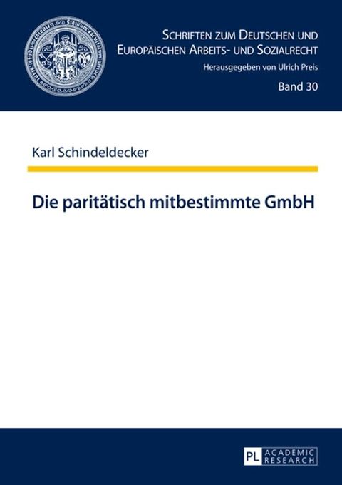 Die paritaetisch mitbestimmte GmbH(Kobo/電子書)