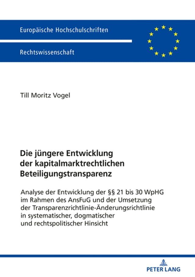  Die juengere Entwicklung der kapitalmarktrechtlichen Beteiligungstransparenz(Kobo/電子書)