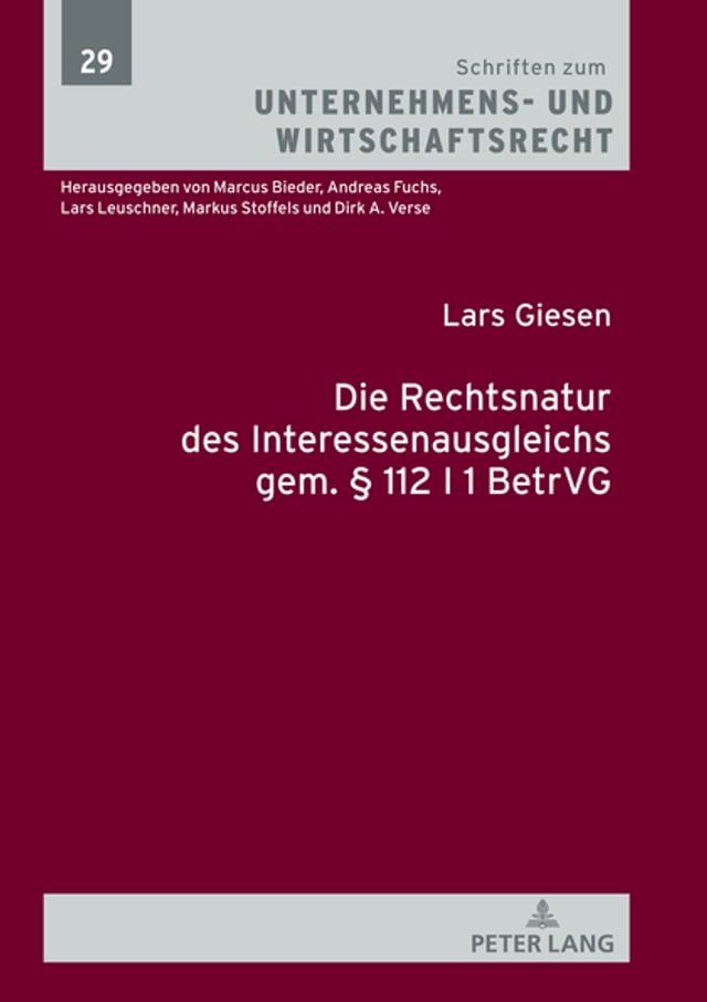  Die Rechtsnatur des Interessenausgleichs gem. § 112 I 1 BetrVG(Kobo/電子書)