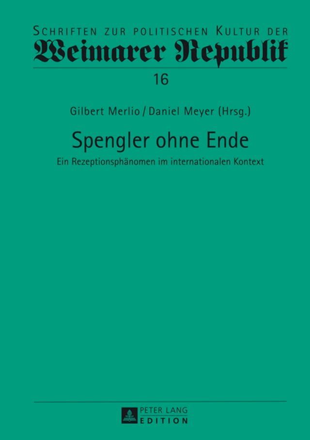  Spengler ohne Ende(Kobo/電子書)