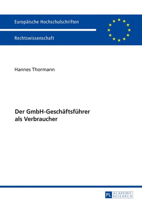 Der GmbH-Geschaeftsfuehrer als Verbraucher(Kobo/電子書)