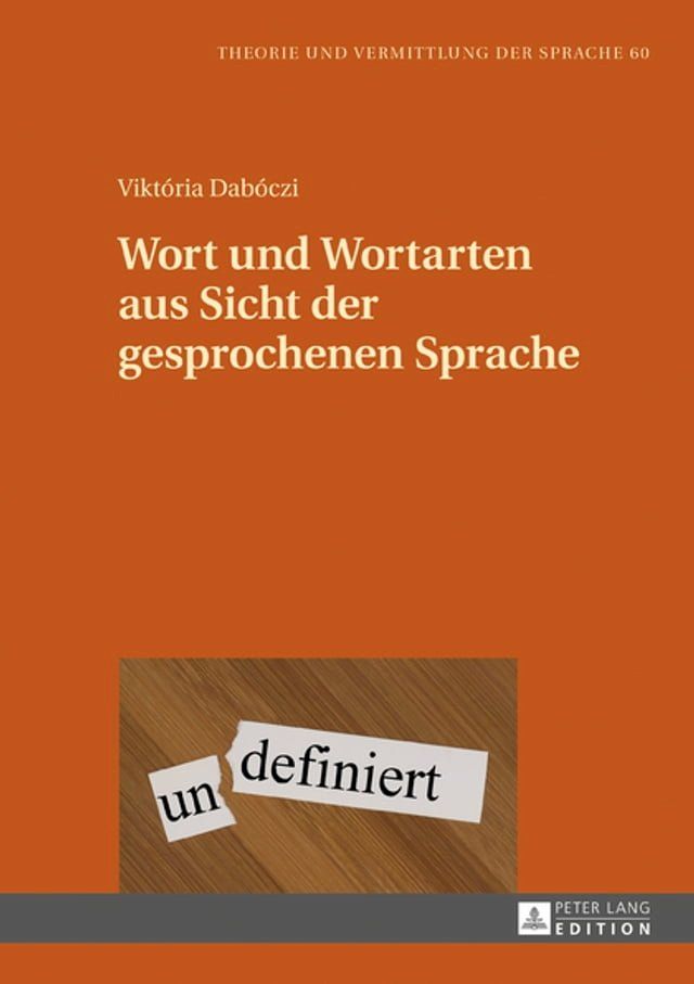  Wort und Wortarten aus Sicht der gesprochenen Sprache(Kobo/電子書)