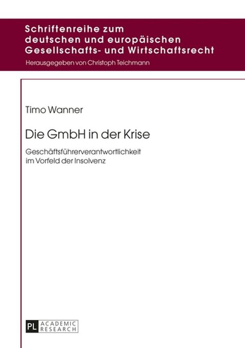 Die GmbH in der Krise(Kobo/電子書)