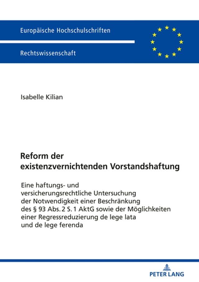  Reform der existenzvernichtenden Vorstandshaftung(Kobo/電子書)