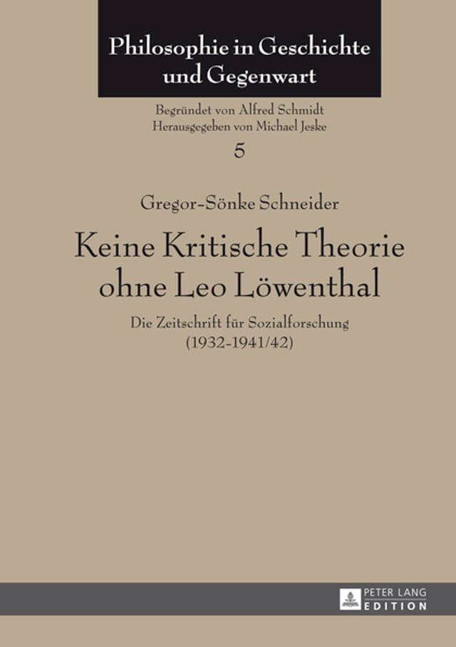  Keine Kritische Theorie ohne Leo Loewenthal(Kobo/電子書)