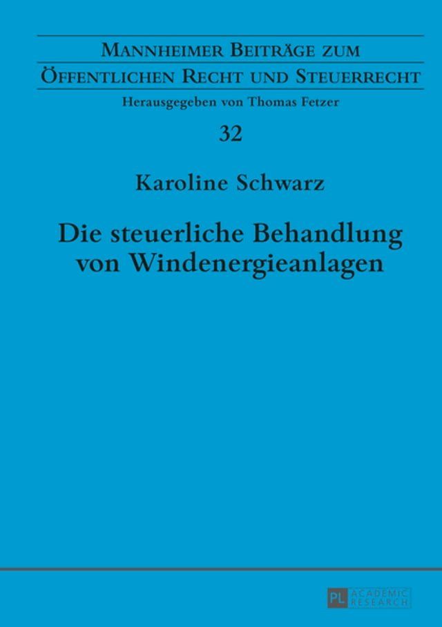  Die steuerliche Behandlung von Windenergieanlagen(Kobo/電子書)