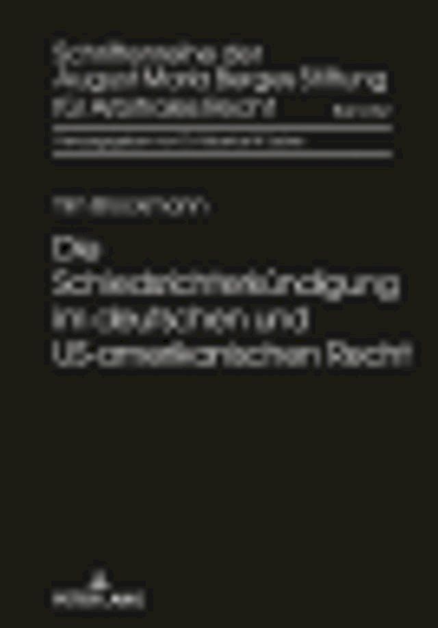  Die Schiedsrichterkuendigung im deutschen und US-amerikanischen Recht(Kobo/電子書)