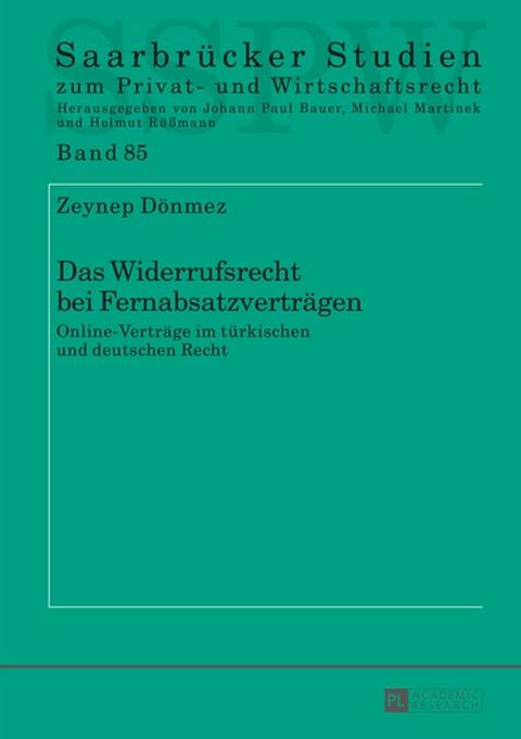 Das Widerrufsrecht bei Fernabsatzvertraegen(Kobo/電子書)