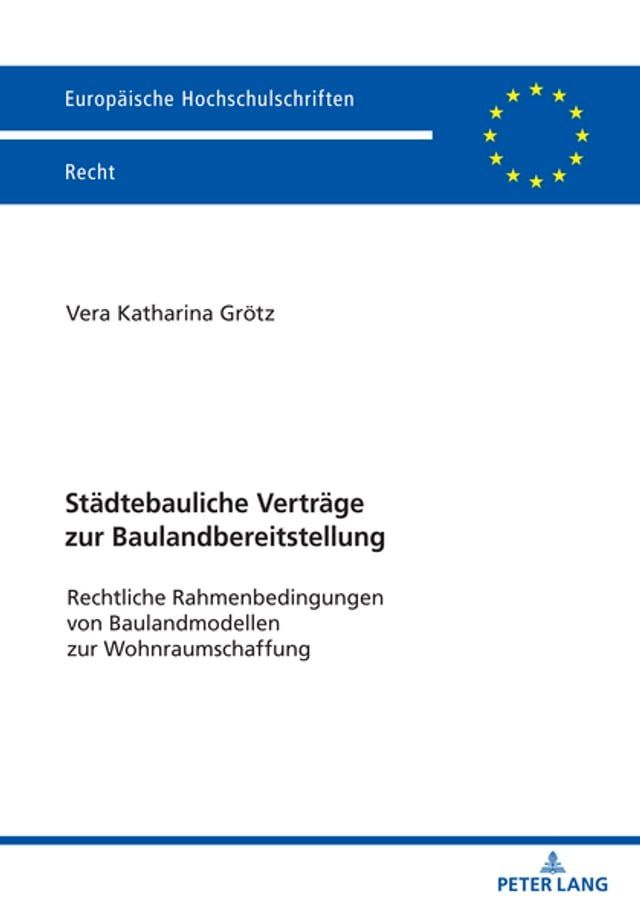  Staedtebauliche Vertraege zur Baulandbereitstellung(Kobo/電子書)