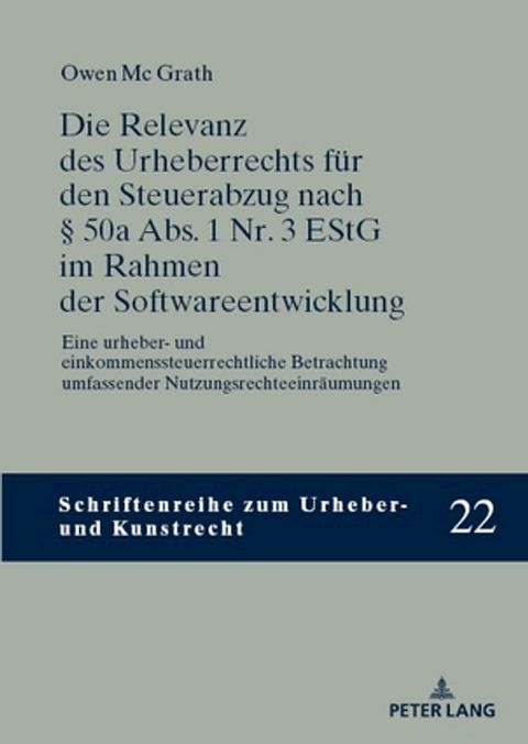 Die Relevanz des Urheberrechts fuer den Steuerabzug nach § 50a Abs. 1 Nr. 3 EStG im Rahmen der Softwareentwicklung(Kobo/電子書)