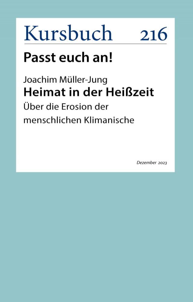  Heimat in der Heißzeit(Kobo/電子書)