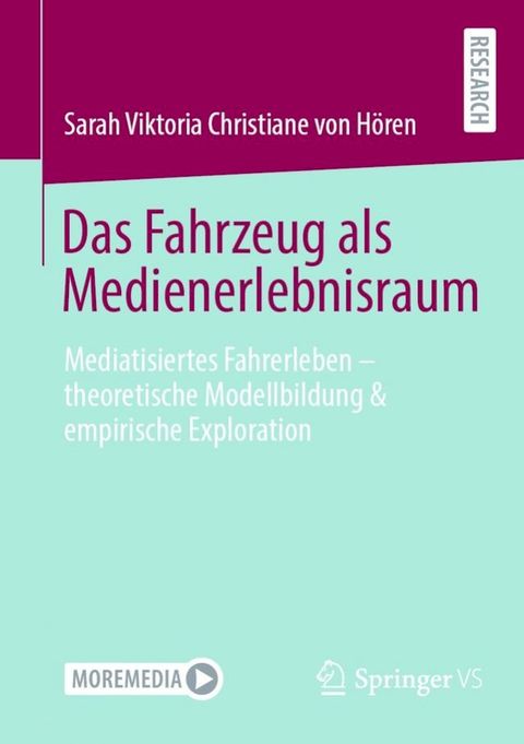 Das Fahrzeug als Medienerlebnisraum(Kobo/電子書)