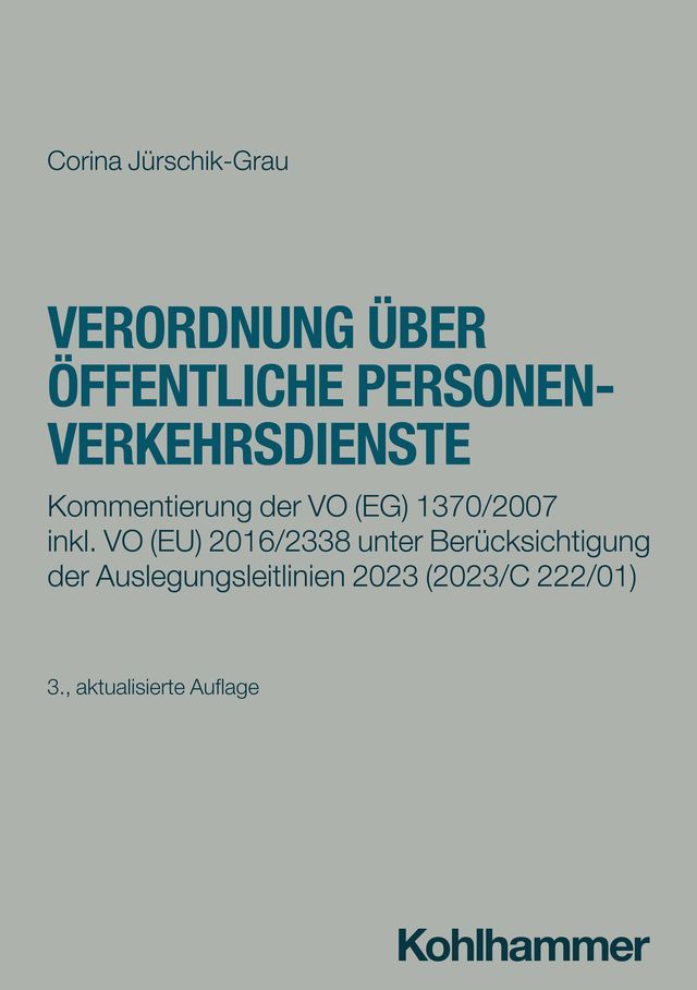  Verordnung &uuml;ber &ouml;ffentliche Personenverkehrsdienste(Kobo/電子書)