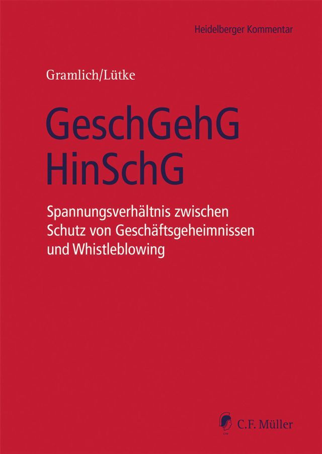  GeschGehG/HinSchG(Kobo/電子書)