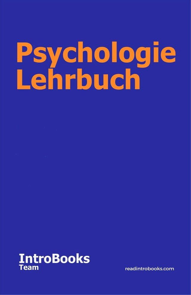  Psychologie Lehrbuch(Kobo/電子書)