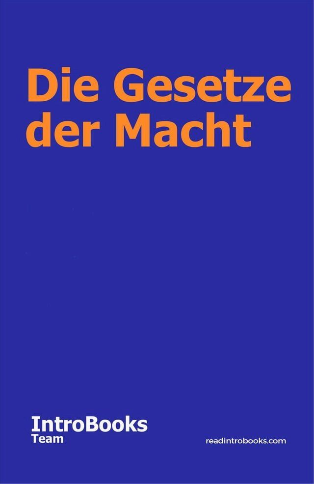  Die Gesetze der Macht(Kobo/電子書)