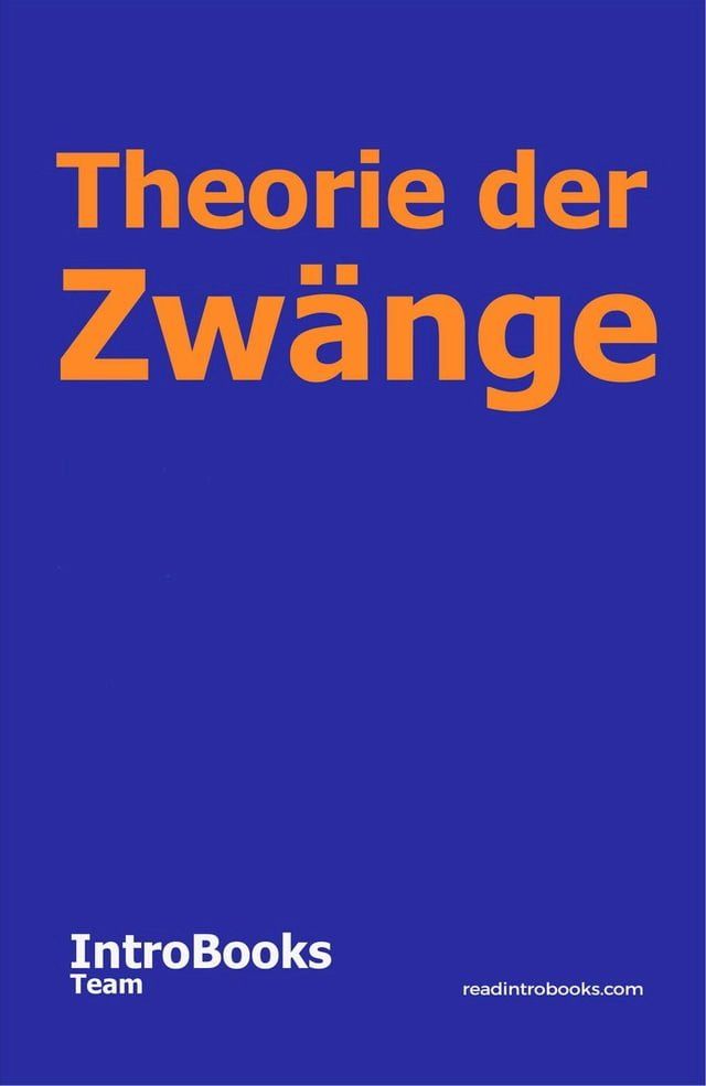  Theorie der Zwänge(Kobo/電子書)