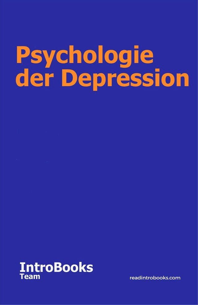  Psychologie der Depression(Kobo/電子書)