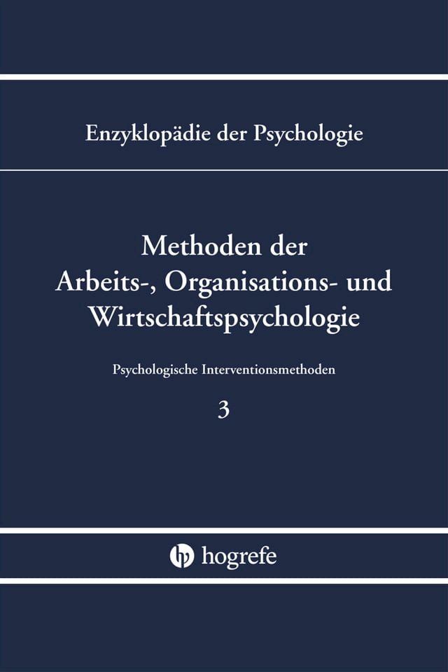  Methoden der Arbeits-, Organisations- und Wirtschaftspsychologie (B/III/3)(Kobo/電子書)