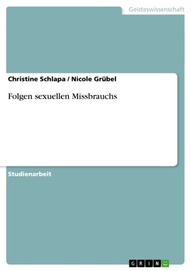  Folgen sexuellen Missbrauchs(Kobo/電子書)