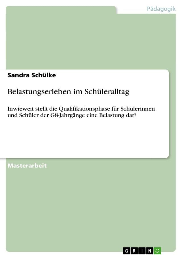  Belastungserleben im Sch&uuml;leralltag(Kobo/電子書)