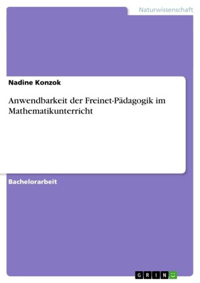  Anwendbarkeit der Freinet-Pädagogik im Mathematikunterricht(Kobo/電子書)