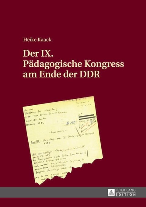 Der IX. Paedagogische Kongress am Ende der DDR(Kobo/電子書)