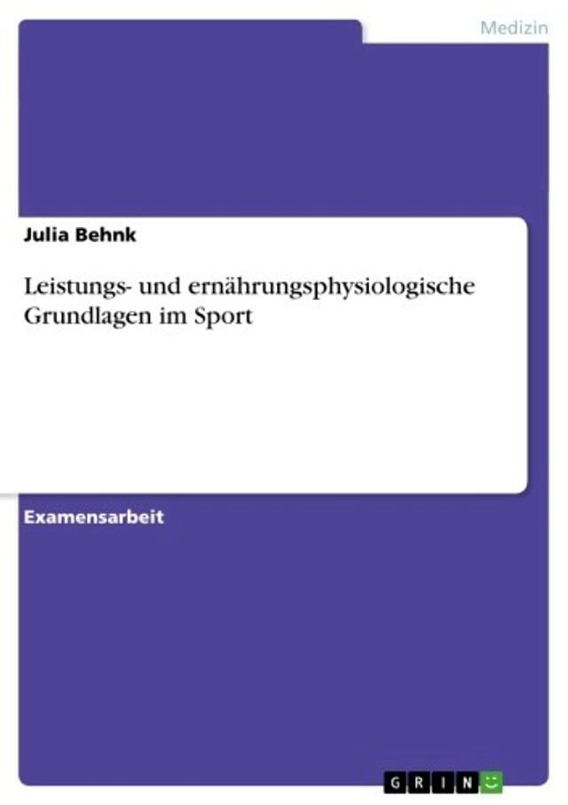  Leistungs- und ernährungsphysiologische Grundlagen im Sport(Kobo/電子書)