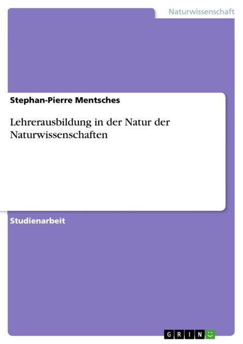 Lehrerausbildung in der Natur der Naturwissenschaften(Kobo/電子書)