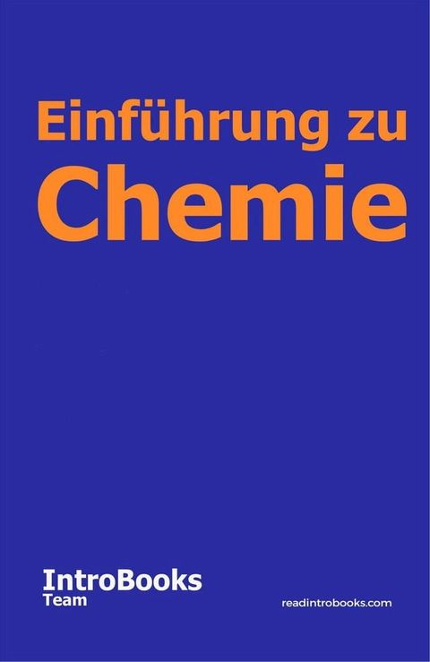 Einführung zu Chemie(Kobo/電子書)