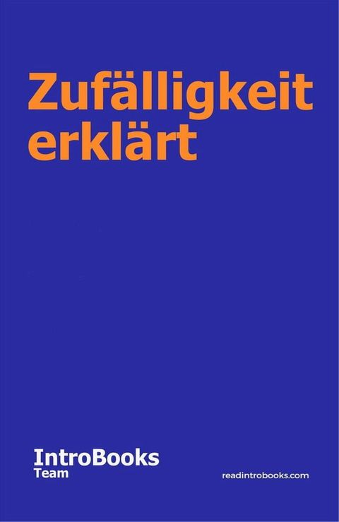 Zufälligkeit erklärt(Kobo/電子書)