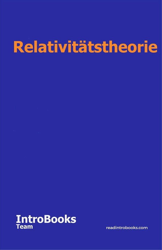  Relativitätstheorie(Kobo/電子書)