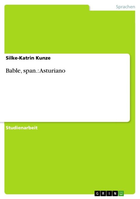 Bable, span.: Asturiano(Kobo/電子書)